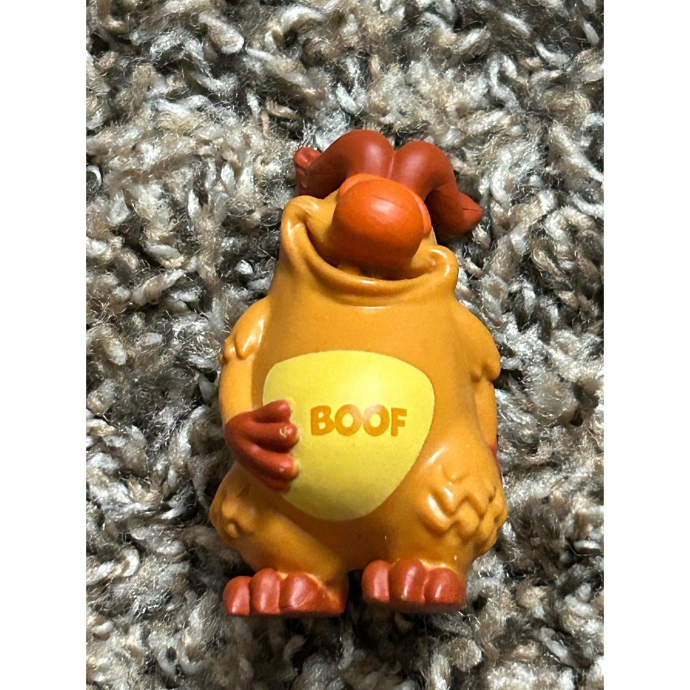Vintage Yowie Boof PVC Figure Collectible‎ Toy Australian Character Orange Brown
